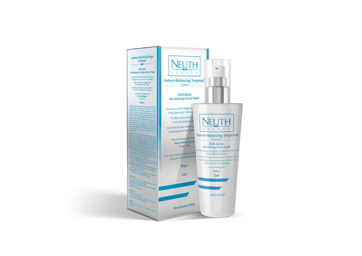 Neuth Anti Acne Revitalizing Facial Wash Gel 200ml image number 0