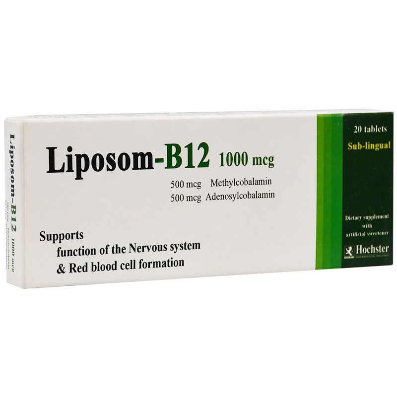 Liposom B12 1000&micro; 20 Sublingual Tablet image number 0