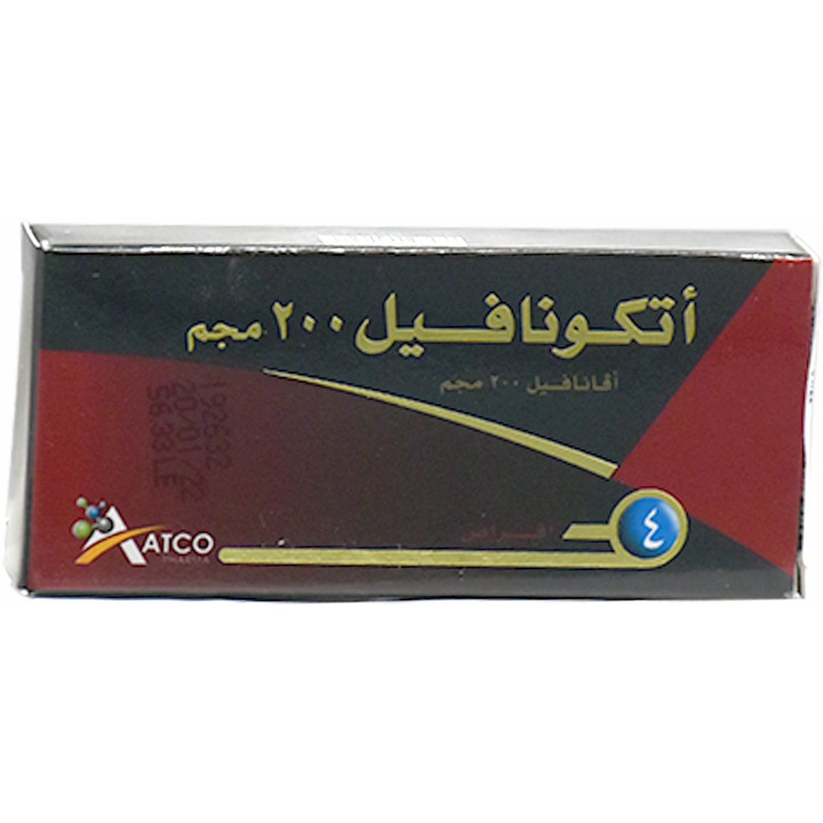 Atconafil 200mg 4 Tablets image number 0