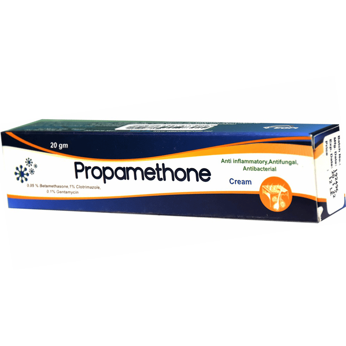 Propamethone (0.05% + 1% + 0.1%) 20gm Cream image number 0