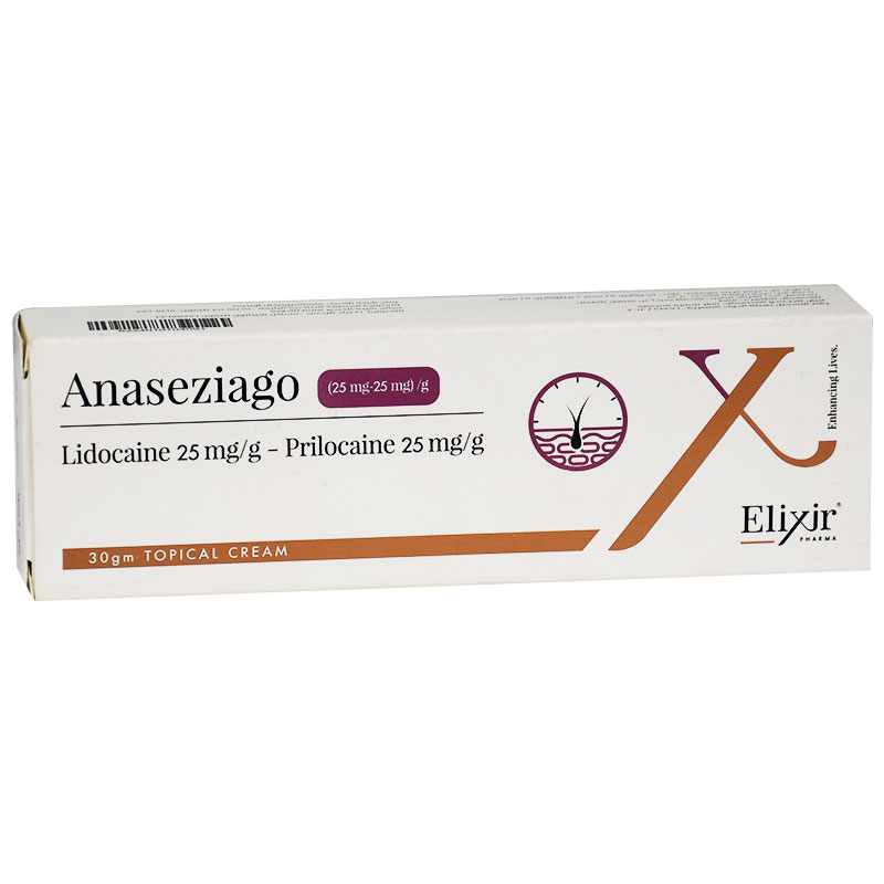 Anaseziago (25mg+25mg)/gm Cream 30gm image number 0