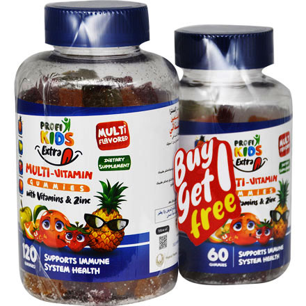 Profikids Extra Multi Vitamin 120+60 gummy (offer pack) image number 0