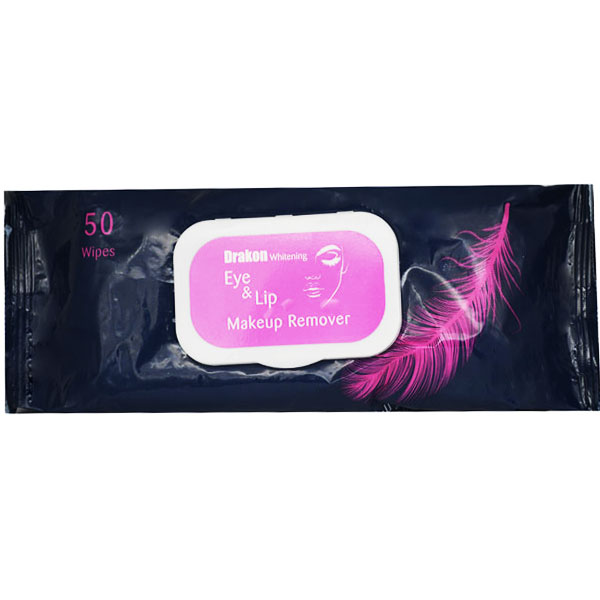 Drakon Make Up Remover 4X1 Wipes 50 Pieces image number 0