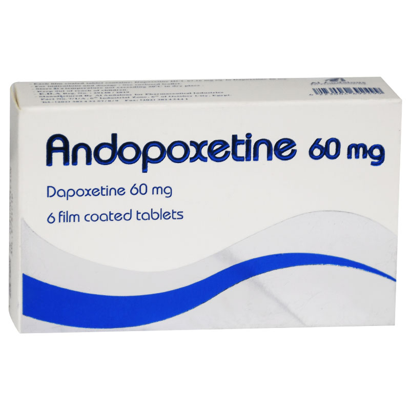 Andopoxetine 60mg 6 Tablets image number 0