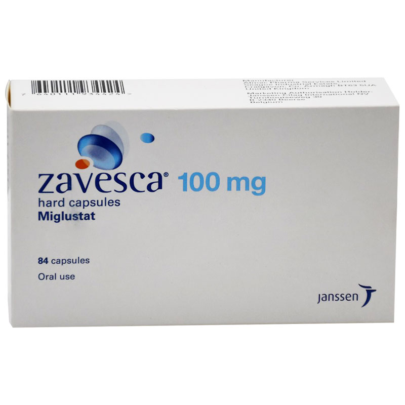 Zavesca 100mg 84 Hard Capsules image number 0