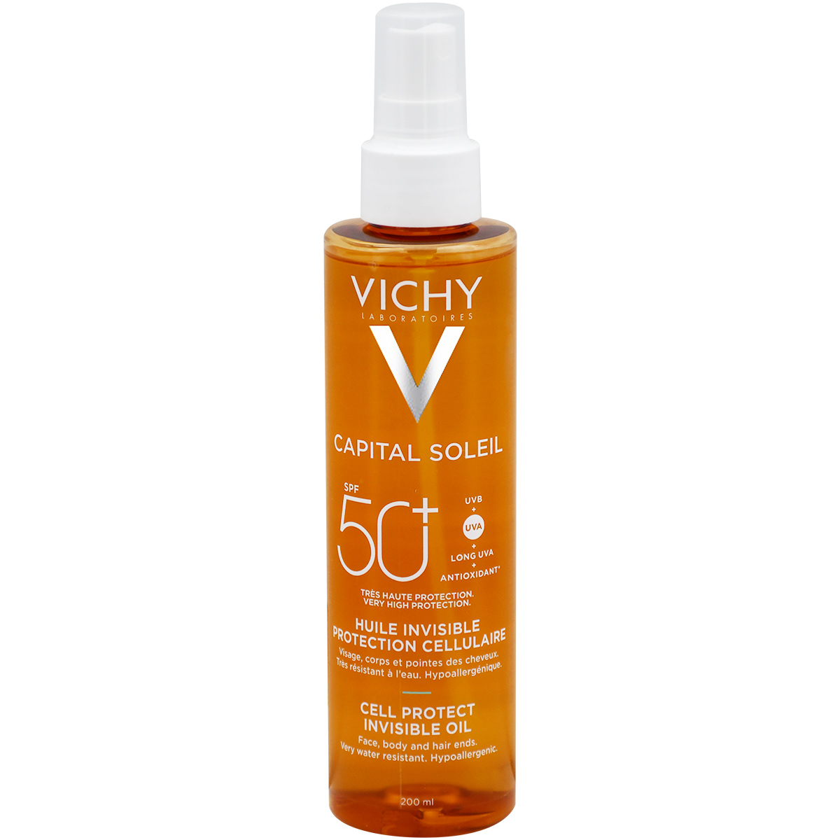 Vichy Capital Soleil Invisible Oil SPF(50+) 200 ml image number 0