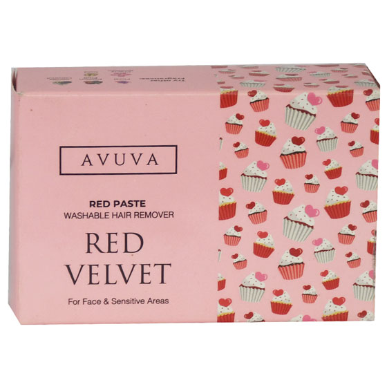 Avuva Red Velvet Hair Remover Washable Paste 100gm image number 0