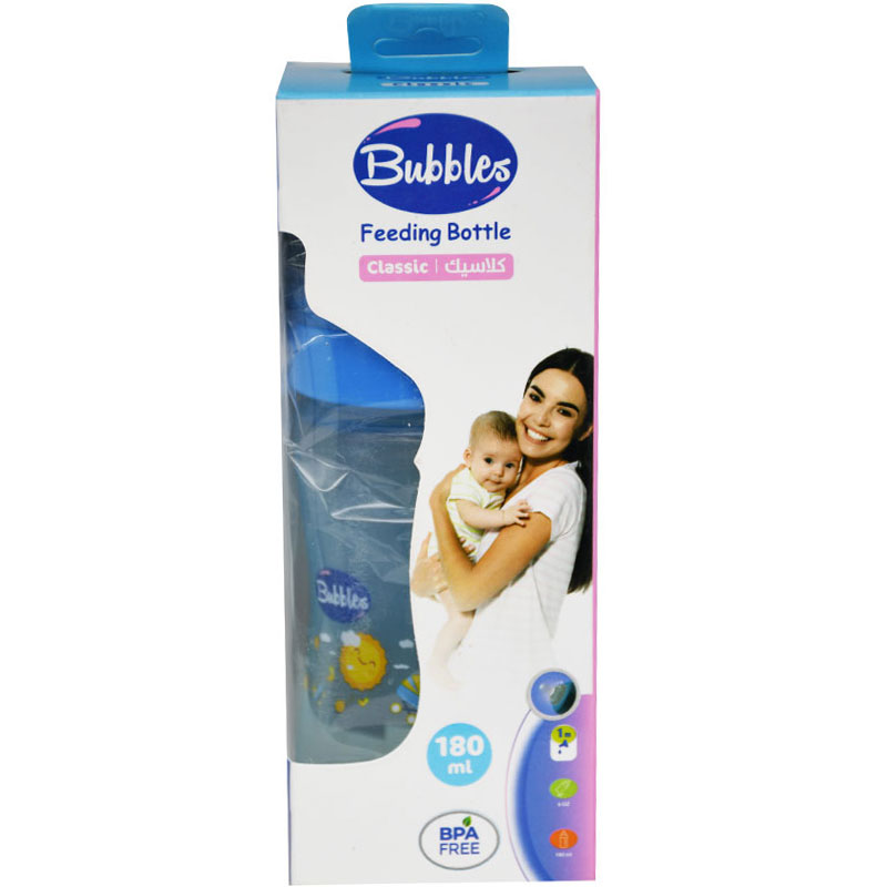 Bubbles Classic Bottle Blue (1) Month 180ml image number 0