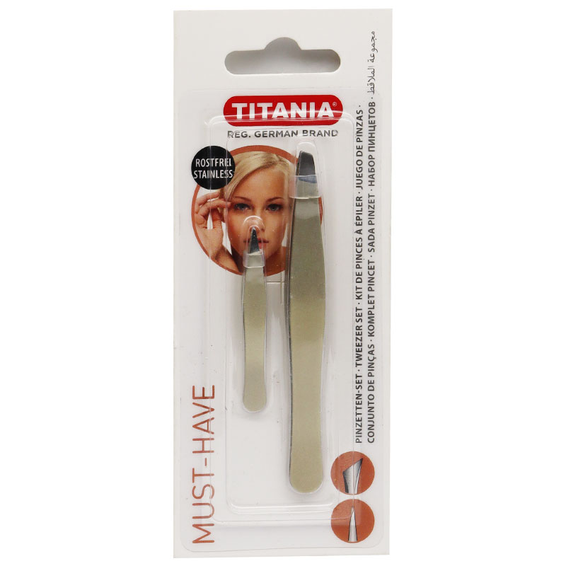 Titania Tweezer Set 2 pieces /1072/Go B image number 0