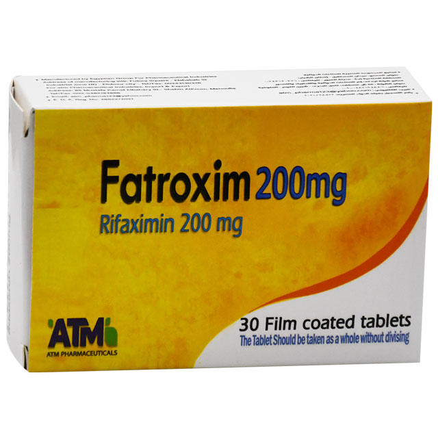 Fatroxim 200mg 30 Film Coated Tablets image number 0