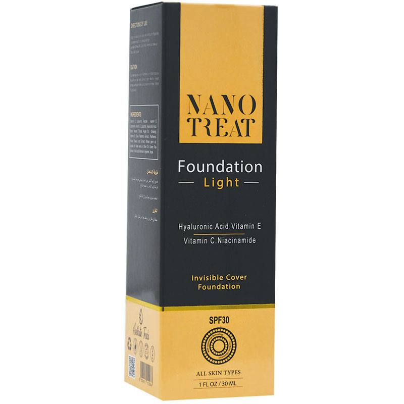 Nanotreat Foundation SPF (30) Light 30ml image number 0