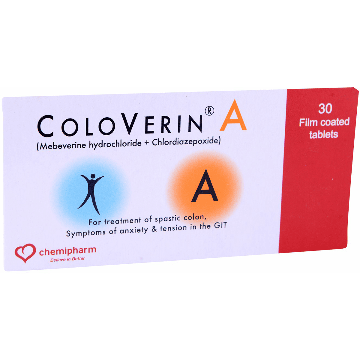 Coloverin A 30 Tablets image number 0