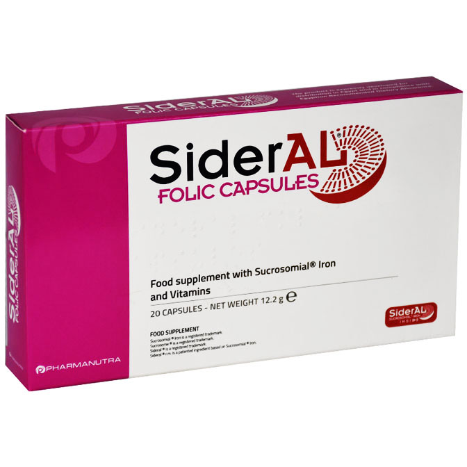 Sideral Folic 20 capsules image number 0