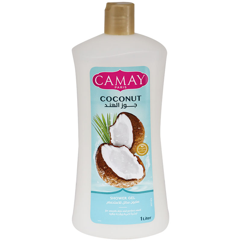 Camay Coconut Shower Gel 1 Liter image number 0