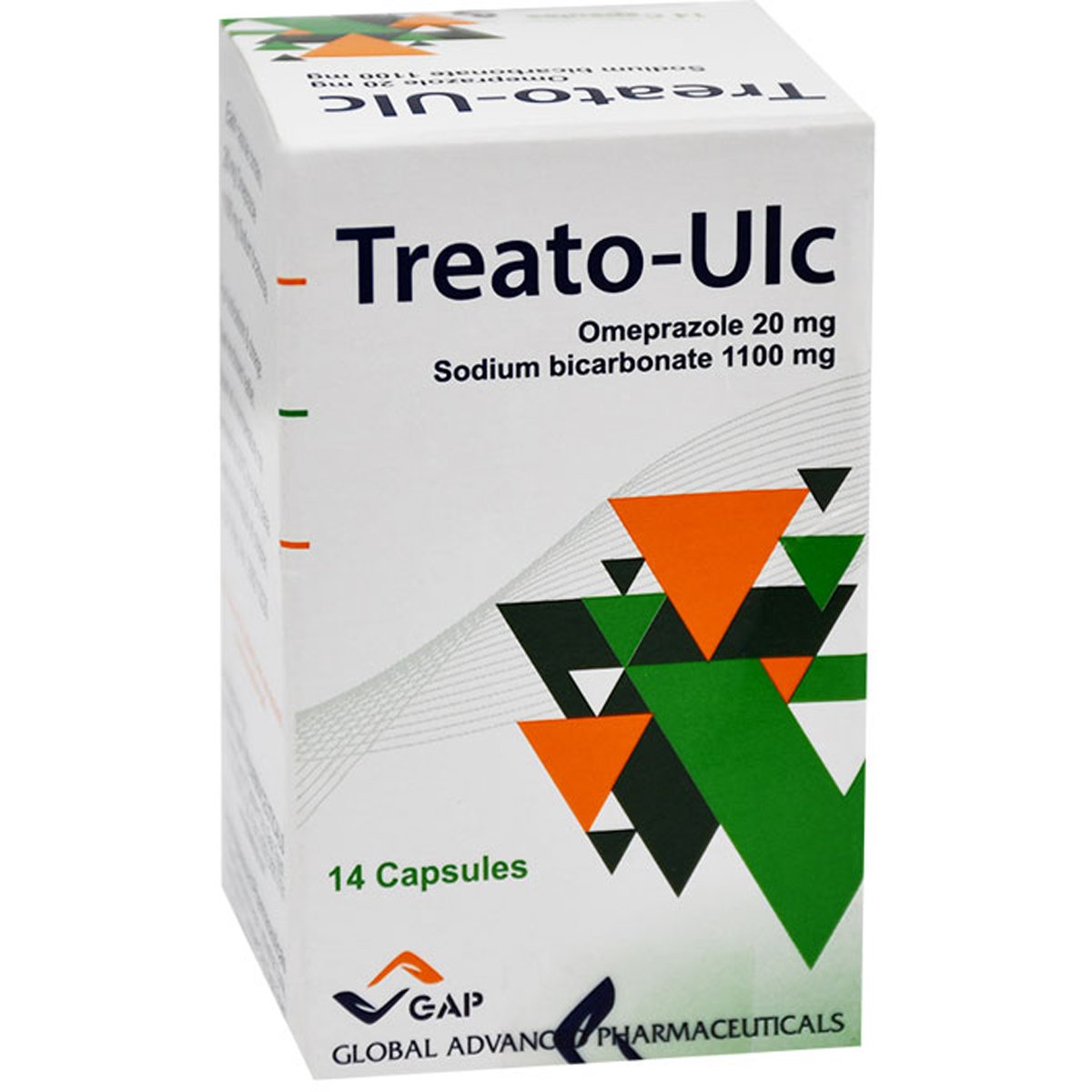 Treato Ulc (20mg + 1100mg) 14 Capsules image number 0