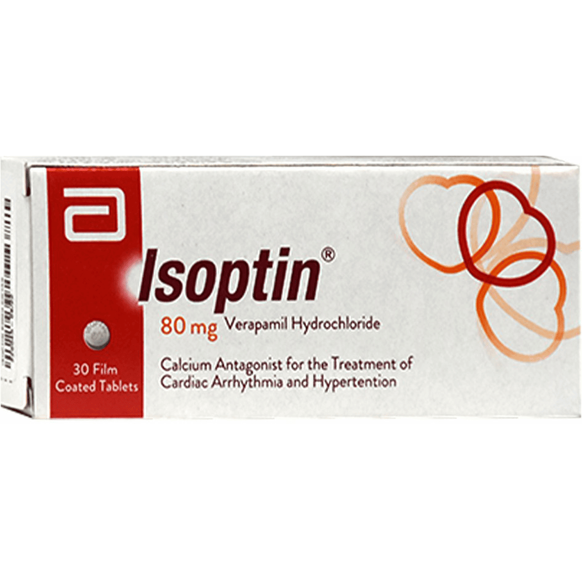 Isoptin 80mg 30 Tablets image number 0