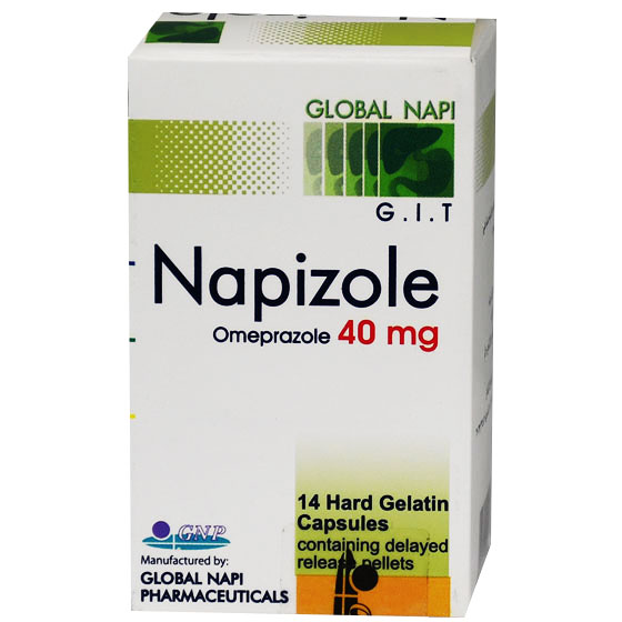 Napizole 40mg Delay Release 14 capsules image number 0