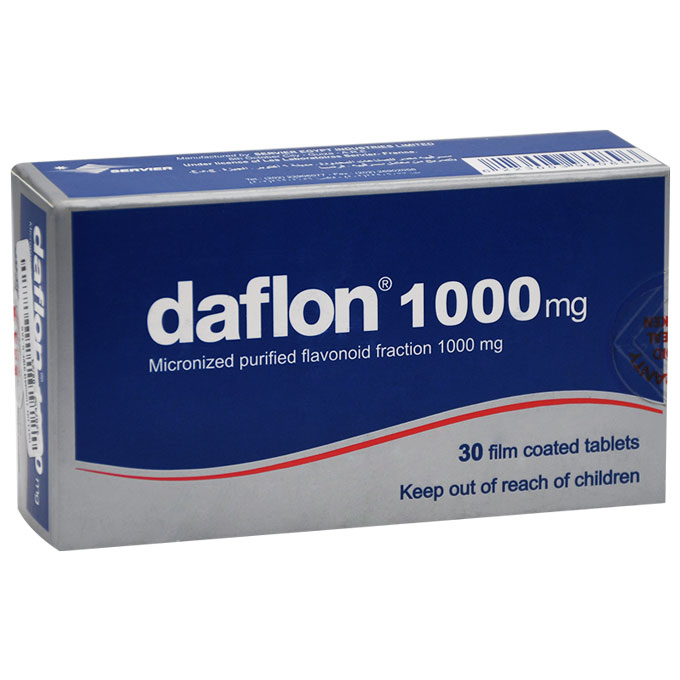 Daflon 1000mg 30 Film Coated Tablet image number 0