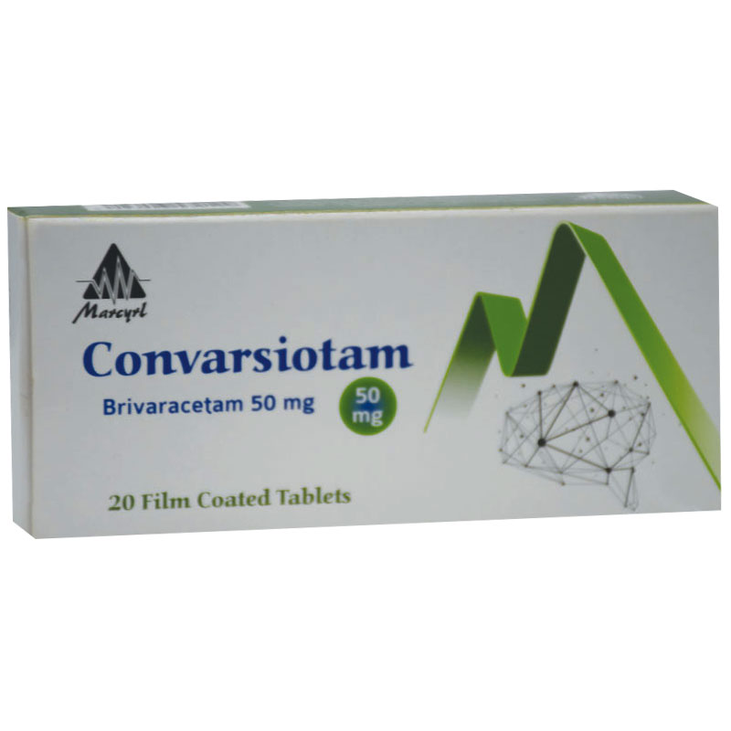 Convarsiotam 50mg 20 Film Coated Tablet image number 0