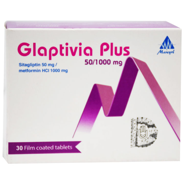 Glaptivia Plus 50/1000mg 30 Film Coated Tablet image number 0