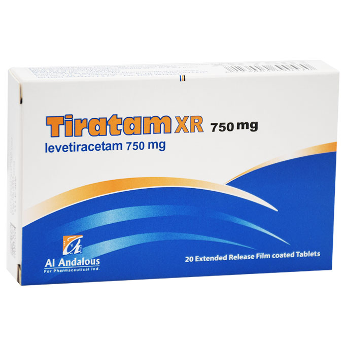 Tiratam XR ( Extended Release ) 750mg 20 Film Coated Tablets image number 0