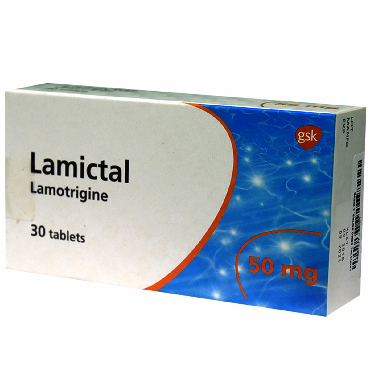 Lamictal 50mg 30 Tablets image number 0
