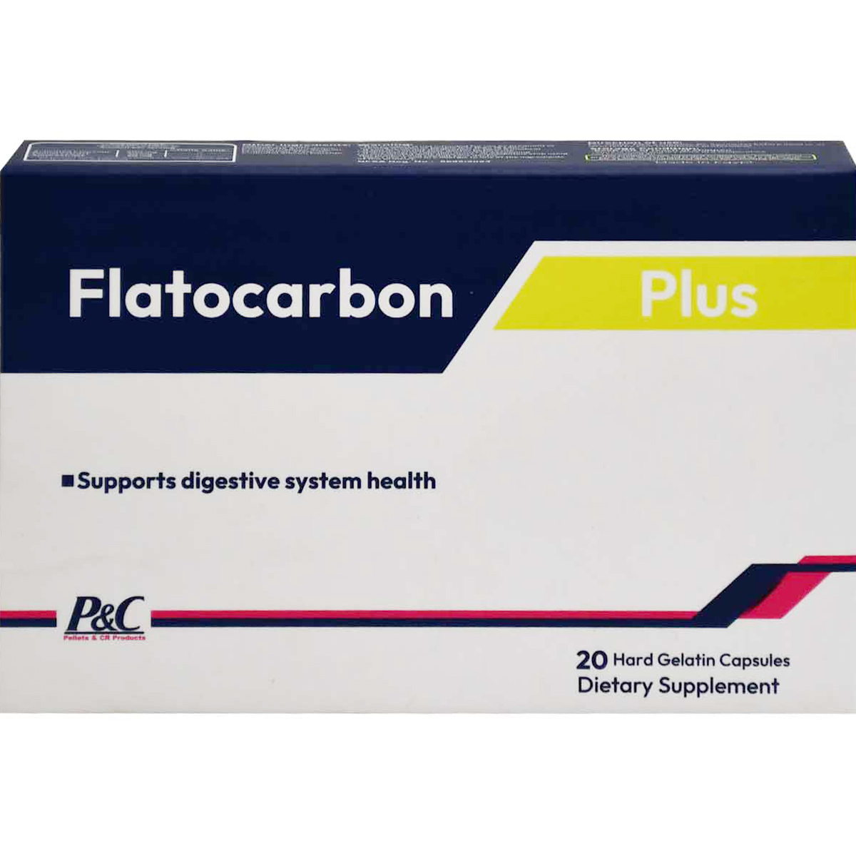 Flatocarbon Plus 20 Hard Gelatin Capsules image number 0