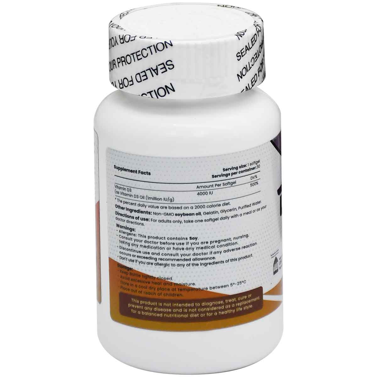 Sofi Life Daily Vit D3 (4000 Iu) 30 Softgels image number 1