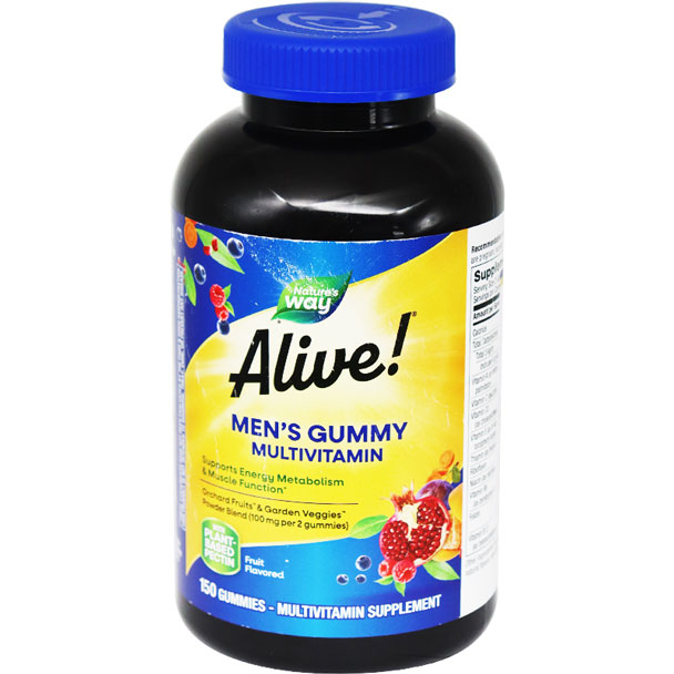 Alive Mens Fruit Flavored Gummy 150 image number 0