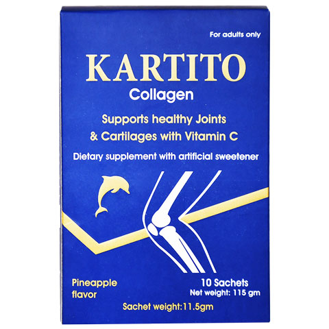 Kartito Pineapple Flavor 10 Sachets image number 0