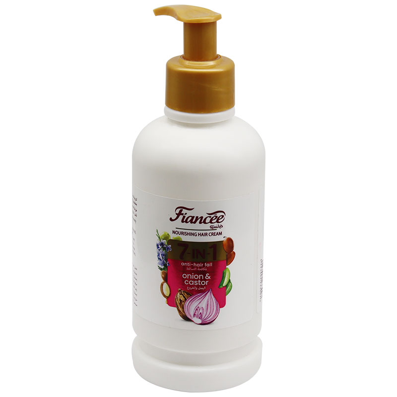 Fiancee Onion and Castor 7 in 1 Hair Cream 240ml image number 0