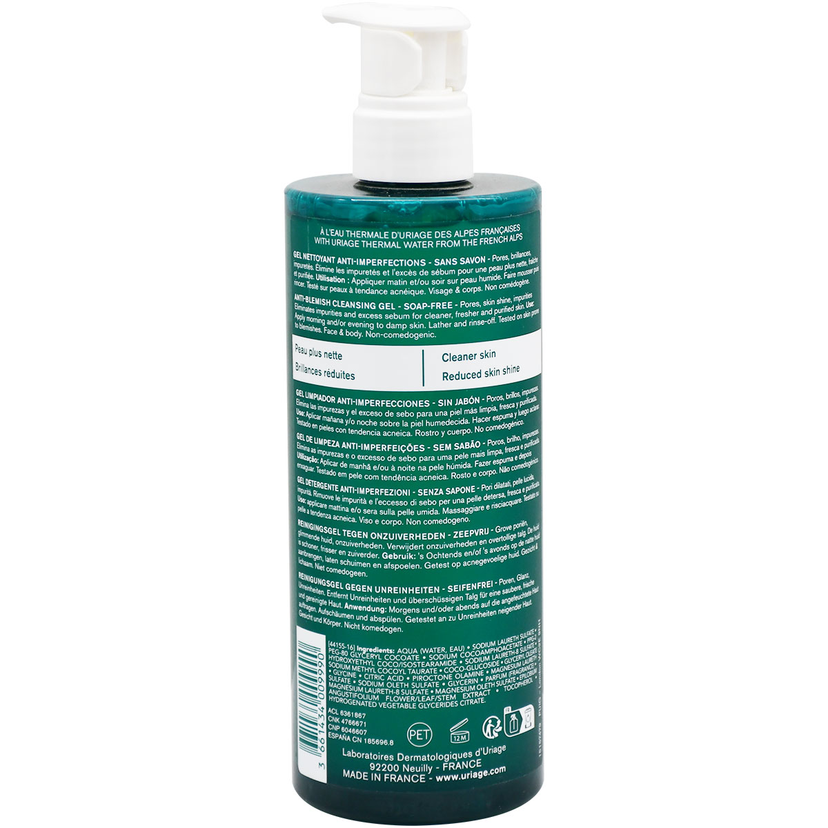 Uriage Hyseac Anti Imperfection Cleansing Gel 500 ml image number 1