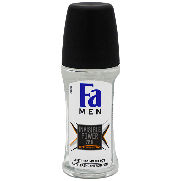 Fa Men Invisible Power 72 Hours Deodorant Roll On 50ml image number 0
