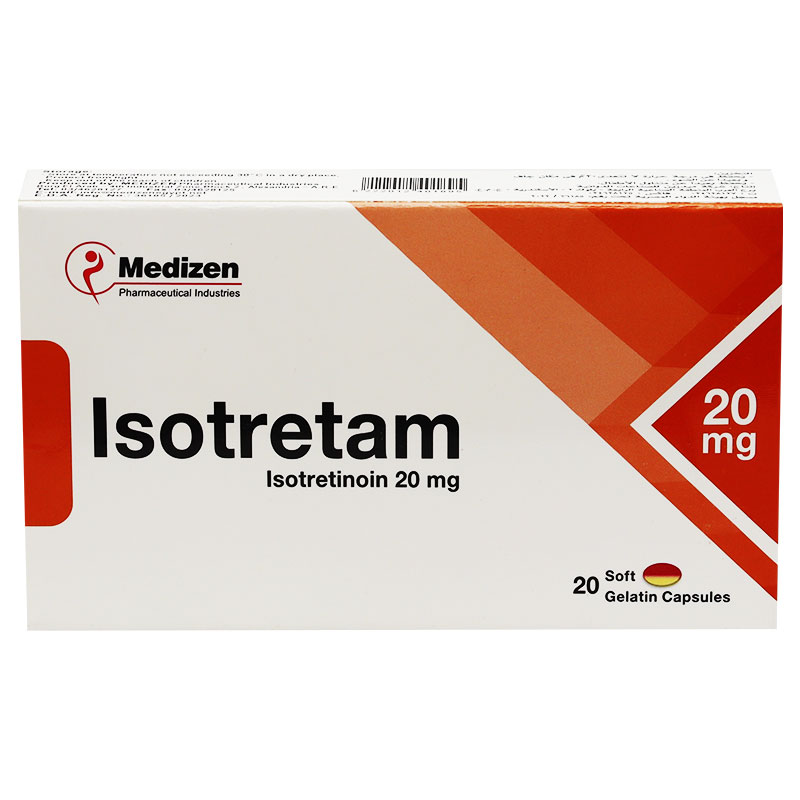 Isotretam 20 mg 20 Soft Gelatin Capsules image number 0