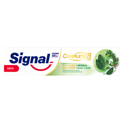 Signal Complete 8 Herbal Toothpaste 100ml image number 0