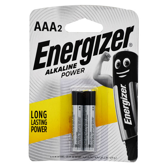 Energizer&nbsp;Alkaline&nbsp;Battery AAA 2 Pieces image number 0
