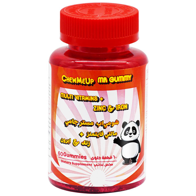 Chewmeup Mr Gummy Multivitamin (Zinc + Iron) 60 Gummies image number 0