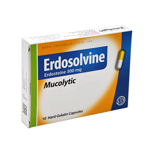 Erdosolvine 300mg 10 Hard Gelatin Cap image number 0