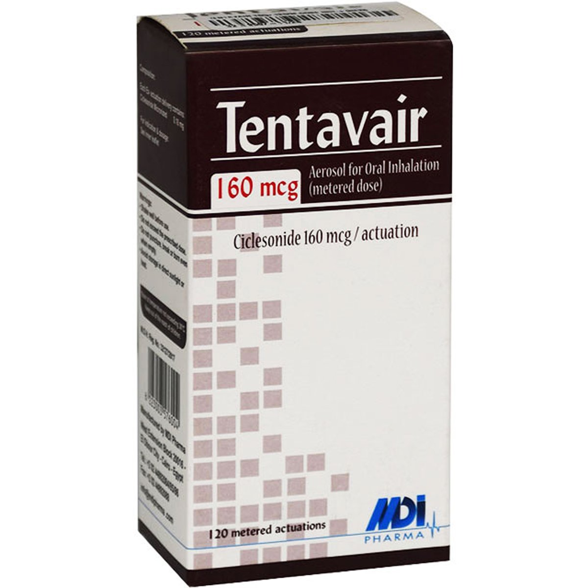 Tentavair 160&micro; 120 Dose Inhaler image number 0