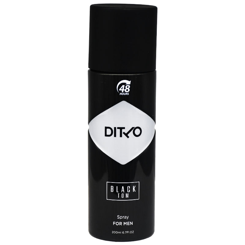 Ditto Black Tom Perfume Spray For men 200ml image number 0