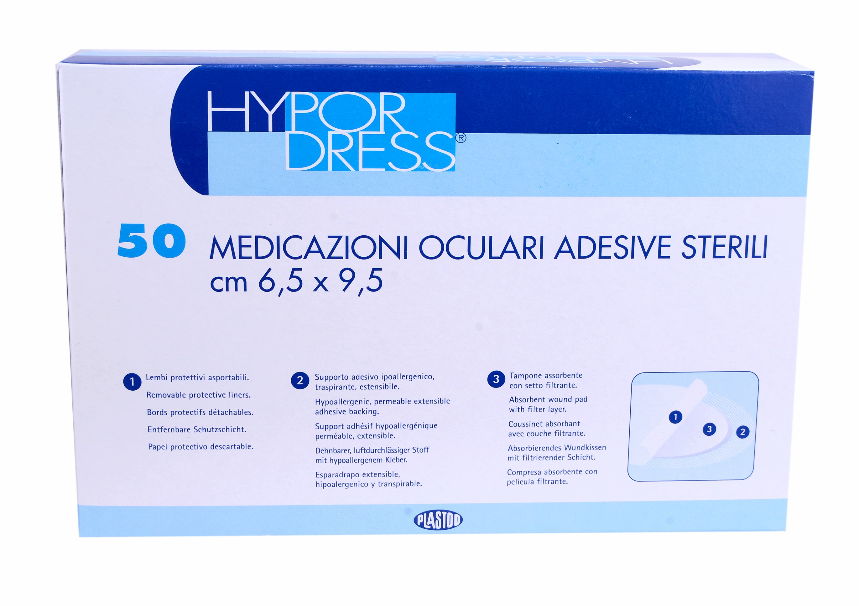 Adh Dress.Hypordress Ocular 6.5X9.5Cm image number 0