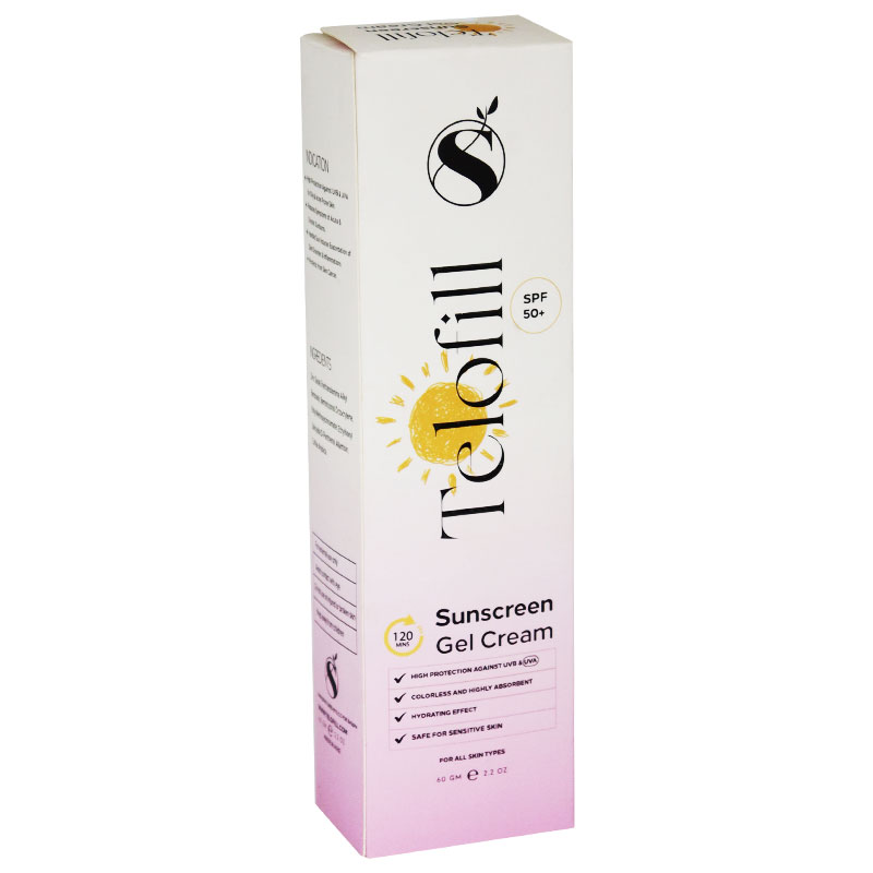 Telofill Sunscreen SPF(50+) Gel Cream 60 gm image number 0