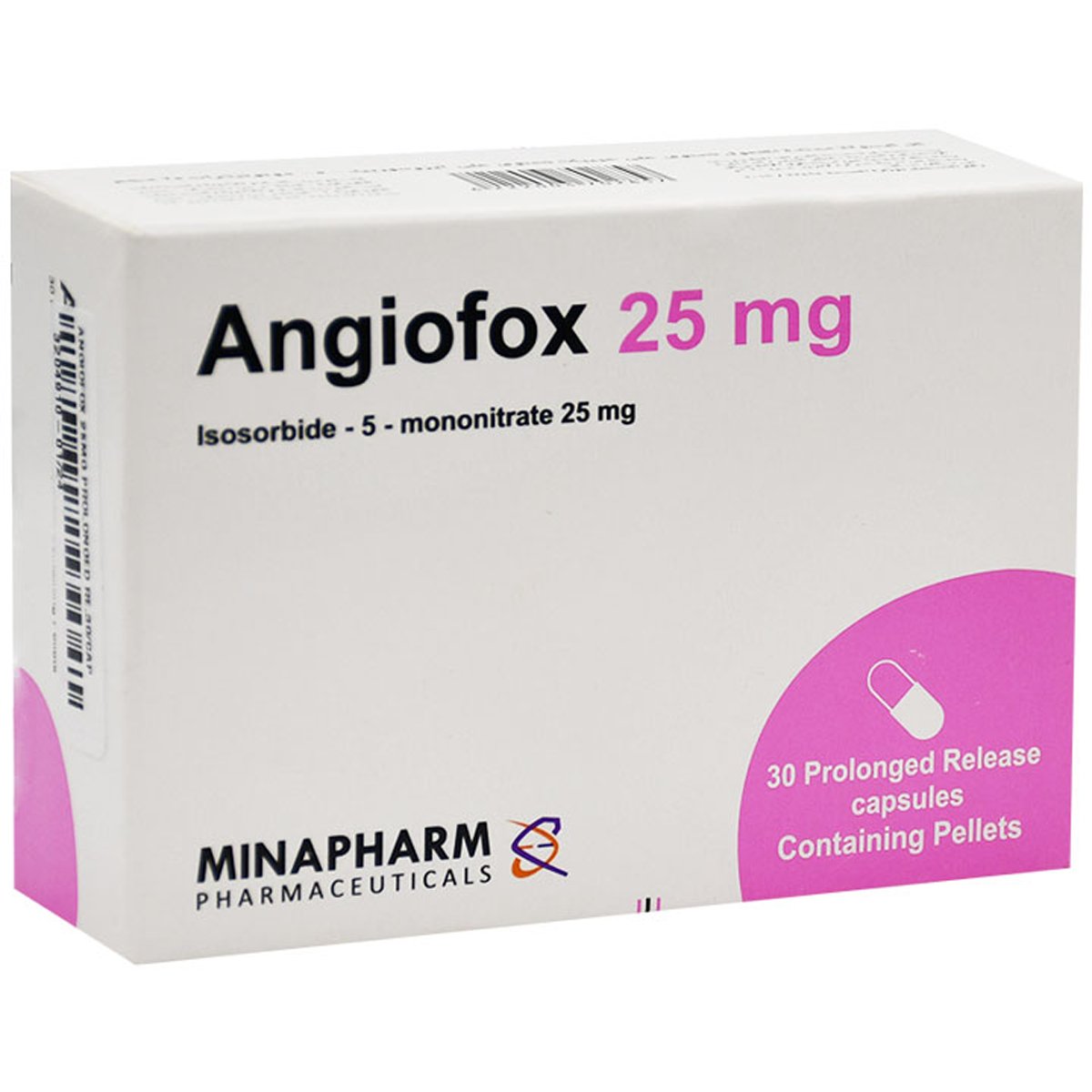 Angiofox 25mg 30 Prolonged Release Capsule image number 0