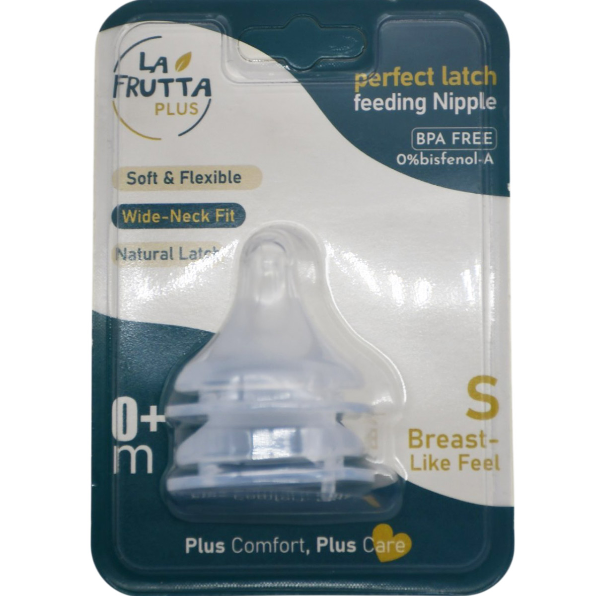 La Frutta Perfect Latch Nipple (0 Month+) Small 2 Pieces image number 0