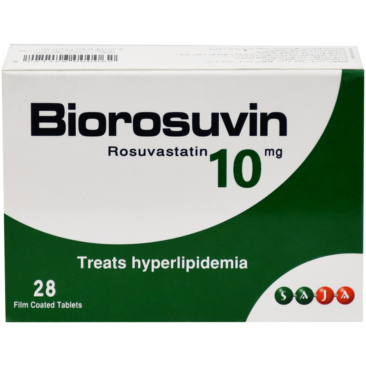 Biorosuvin 10 mg 28 Film Coated Tablets image number 0