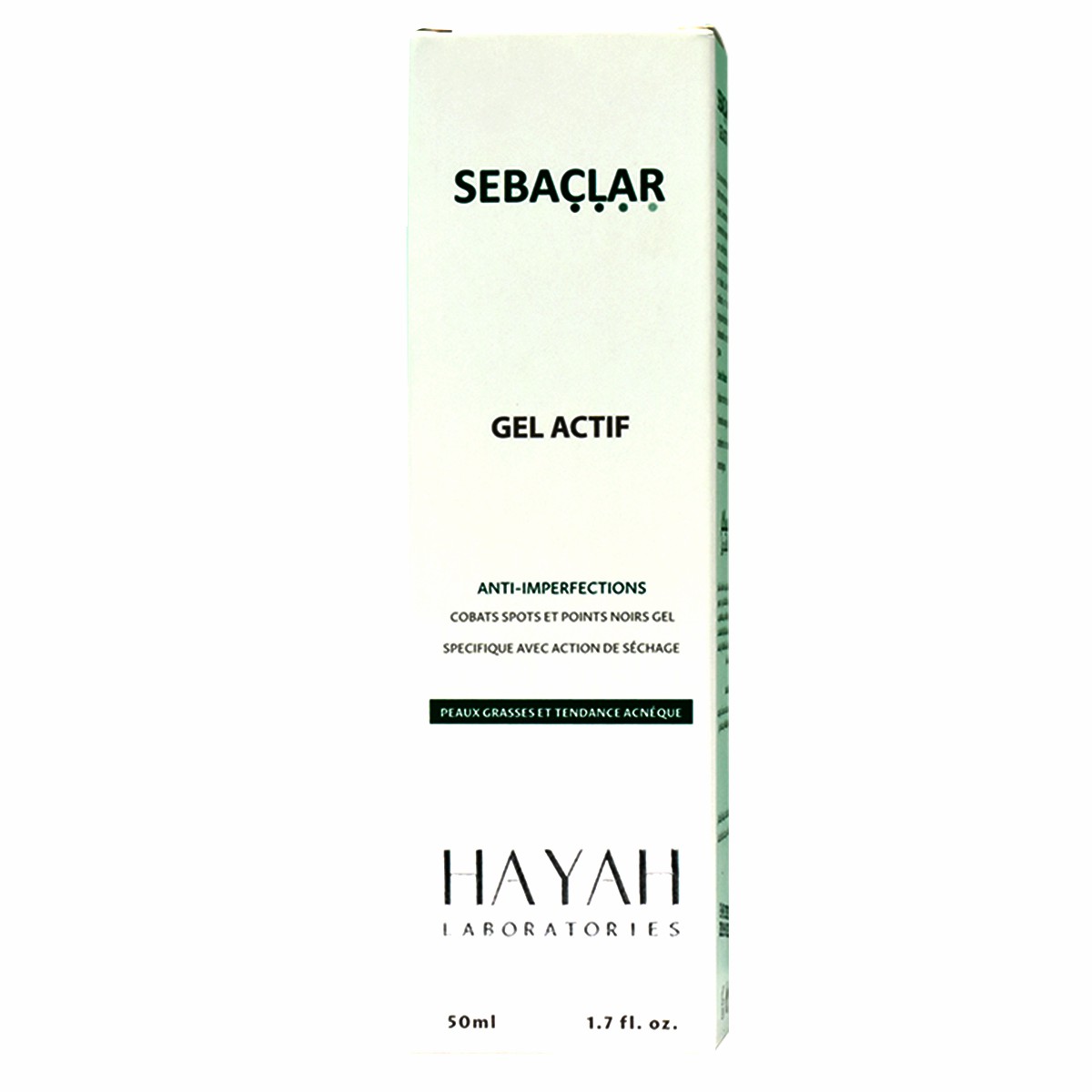 Sebaclar Active Gel Oily & Acne Skin 50ml image number 0