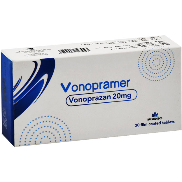 Vonopramer 20mg 30 Film Coated Tablets image number 0