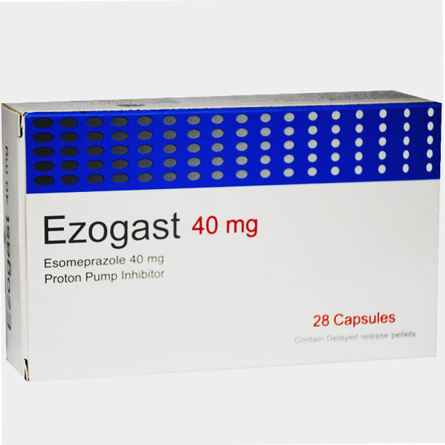 Ezogast 40mg 28 capsules image number 0