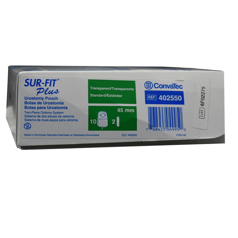 Convatec Sur Fit Urine Pouch 45Mm 10pcs image number 0