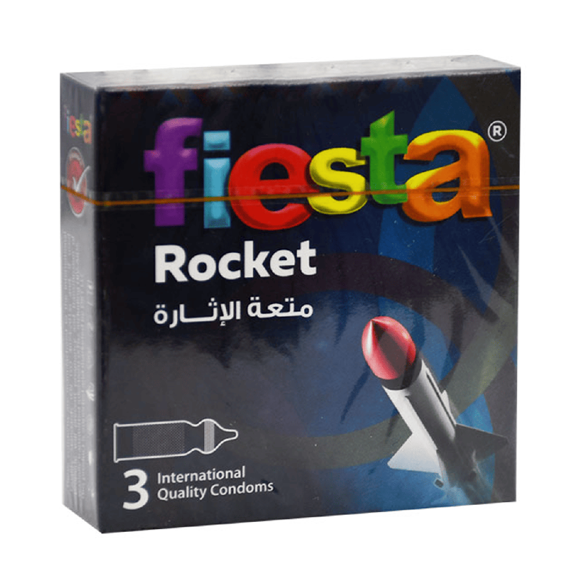 Fiesta Rocket Condoms 3pcs image number 0